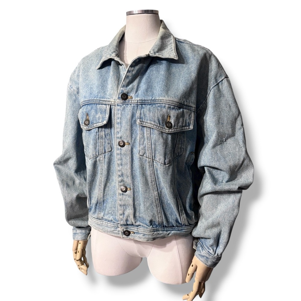 EXP by EXPRESS JEANS Light Wash Denim Jacket VINTAGE 90s